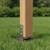 Balançoire double enfant en bois – portique jardin extérieur 2 places Linea massiv 140 Naturel 6 - vertbaudet enfant 