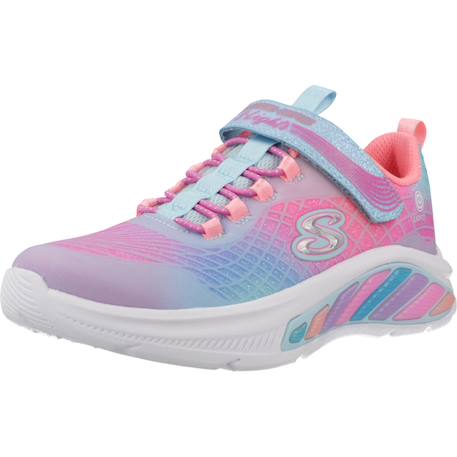Basket fille Multicolore+Multicolore / Bleu clair+Multicolore / Bleu marine 10 - vertbaudet enfant 