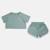 T-shirt avec logo et short fille Vert 4 - vertbaudet enfant 