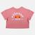 Top manches courtes fille avec imprimé Rose 4 - vertbaudet enfant 