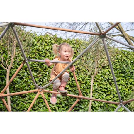Dôme d'escalade enfants pour l'extérieur en métal ø300cm Pastel 4 - vertbaudet enfant 