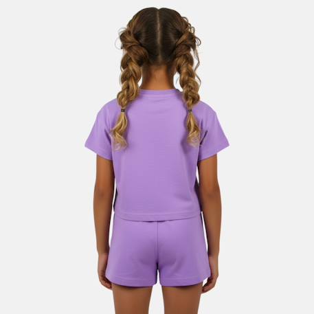Pack de 2 t-shirts et short fille Violet 6 - vertbaudet enfant 