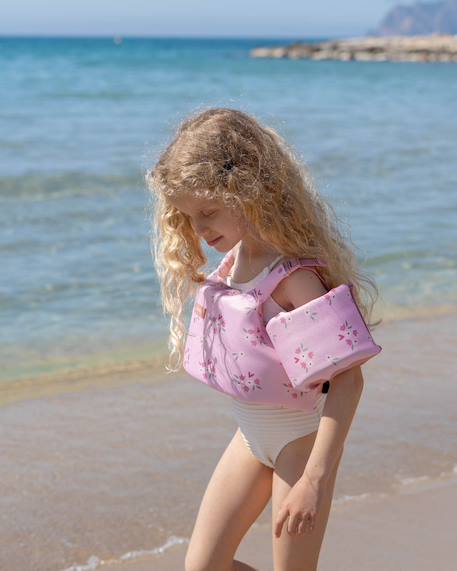Gilet de natation avec brassards enfants Pink 3 - vertbaudet enfant 