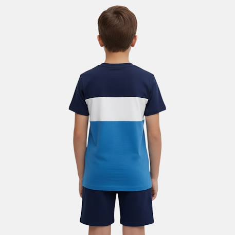 T-shirt manches courtes garçon et short Marine 3 - vertbaudet enfant 