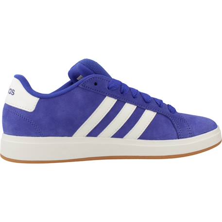 Baskets garçon en cuir à lacets rétro Bleu 1 - vertbaudet enfant 