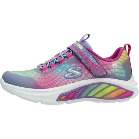 Basket fille Multicolore+Multicolore / Bleu clair+Multicolore / Bleu marine 2 - vertbaudet enfant 
