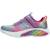 Basket fille Multicolore+Multicolore / Bleu clair+Multicolore / Bleu marine 2 - vertbaudet enfant 