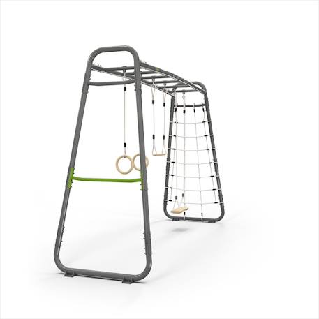 Parcours sportif enfant extérieur – barres de traction jardin Getset monkeybar mb310 Gris+Noir 5 - vertbaudet enfant 
