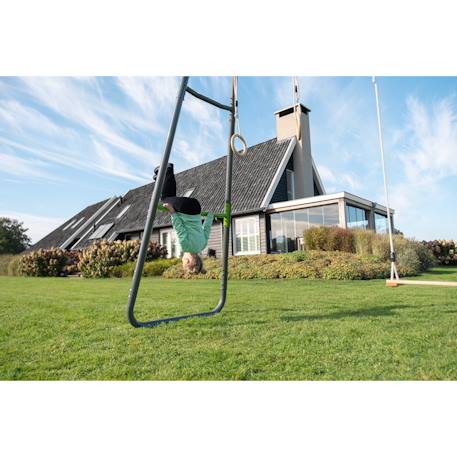Parcours sportif enfant extérieur – barres de traction jardin Getset monkeybar mb310 Gris+Noir 3 - vertbaudet enfant 