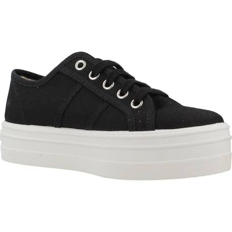 Basket à lacet fille Beige+Blanc+Noir 17 - vertbaudet enfant 