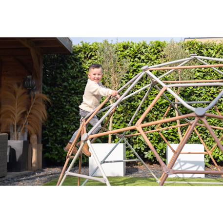 Dôme d'escalade enfants pour l'extérieur en métal ø300cm Pastel 3 - vertbaudet enfant 