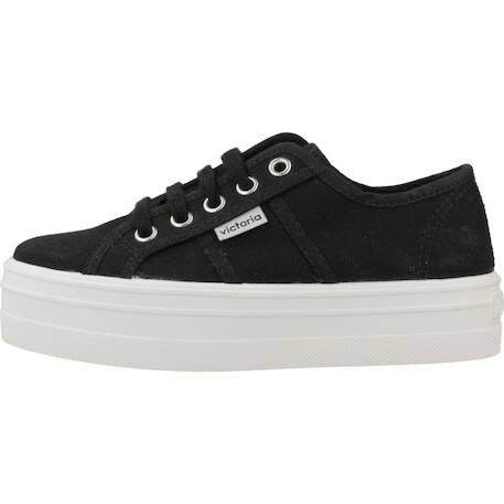 Basket à lacet fille Beige+Blanc+Noir 14 - vertbaudet enfant 