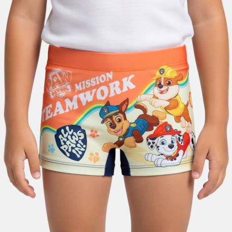 Boxer de bain garçon imprimé pat patrouille Orange 1 - vertbaudet enfant 