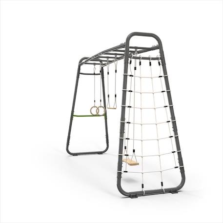Parcours sportif enfant extérieur – barres de traction jardin Getset monkeybar mb310 Gris+Noir 4 - vertbaudet enfant 