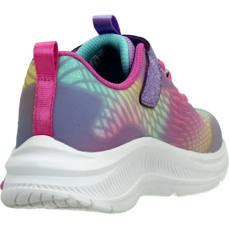Basket fille Multicolore+Multicolore / Bleu clair+Multicolore / Bleu marine 3 - vertbaudet enfant 