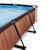 Piscine tubulaire rectangulaire 300x200x65cm avec pompe filtrante Marron 4 - vertbaudet enfant 