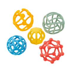 -Lot de 5 flexi balles - arc-en-ciel