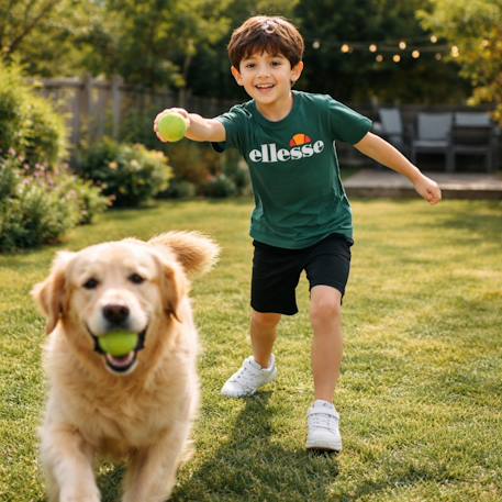 T-shirt manches courtes garçon avec imprimé Vert 2 - vertbaudet enfant 