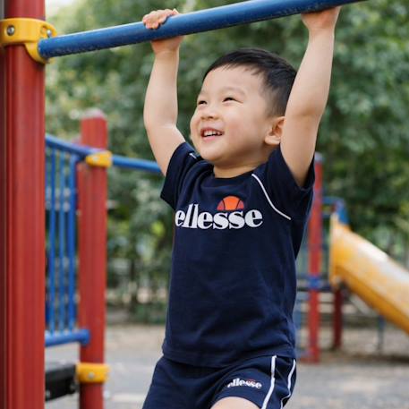 Pack de 2 t-shirts et short garçon Marine 2 - vertbaudet enfant 