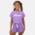 Pack de 2 t-shirts et short fille Violet 3 - vertbaudet enfant 