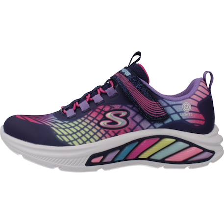 Basket fille Multicolore+Multicolore / Bleu clair+Multicolore / Bleu marine 14 - vertbaudet enfant 