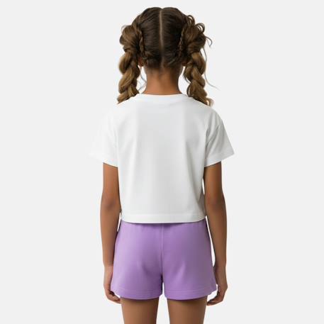 Pack de 2 t-shirts et short fille Violet 5 - vertbaudet enfant 