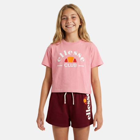 Pack de 2 t-shirts et short fille Bordeaux 3 - vertbaudet enfant 