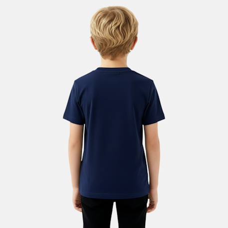 T-shirt manches courtes garçon avec imprimé Bleu 3 - vertbaudet enfant 