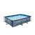 Piscine tubulaire rectangulaire 300x200x65cm avec pompe filtrante Gris+Gris clair+Vert 1 - vertbaudet enfant 
