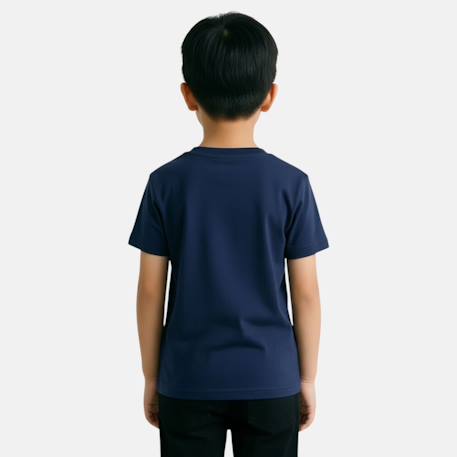 T-shirt manches courtes garçon avec imprimé Marine 3 - vertbaudet enfant 