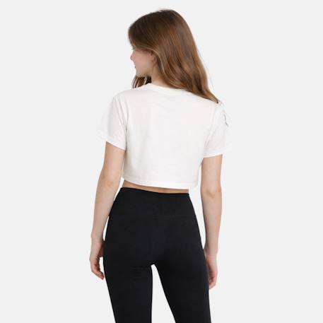 Top manches courtes fille avec imprimé Blanc 3 - vertbaudet enfant 