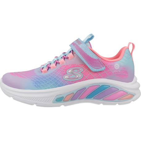 Basket fille Multicolore+Multicolore / Bleu clair+Multicolore / Bleu marine 8 - vertbaudet enfant 