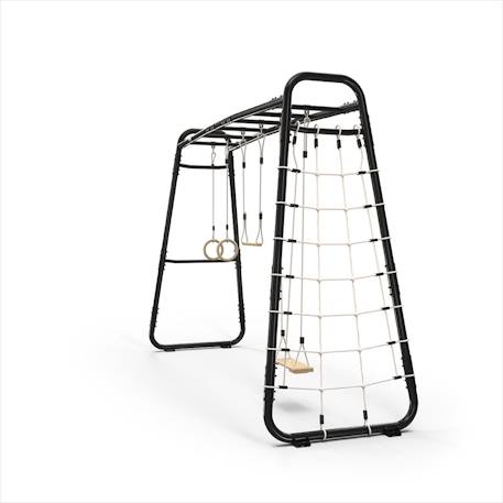 Parcours sportif enfant extérieur – barres de traction jardin Getset monkeybar mb310 Gris+Noir 10 - vertbaudet enfant 