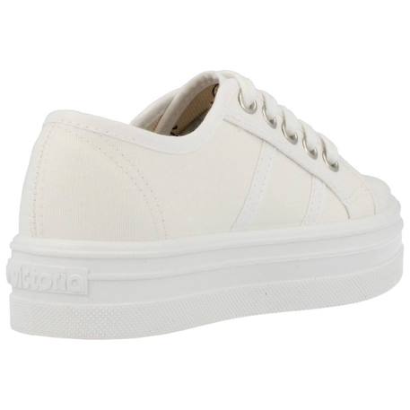 Basket à lacet fille Beige+Blanc+Noir 9 - vertbaudet enfant 