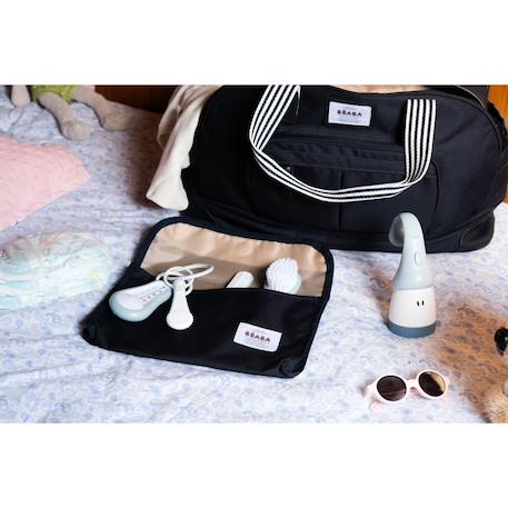 Set thermomètre de bain, coupe ongle et peigne brosse Rose ancienne+Vert bleu 8 - vertbaudet enfant 