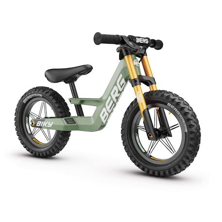 Draisienne enfant tout terrain - 12 pouces Beige+Green+Red 7 - vertbaudet enfant 