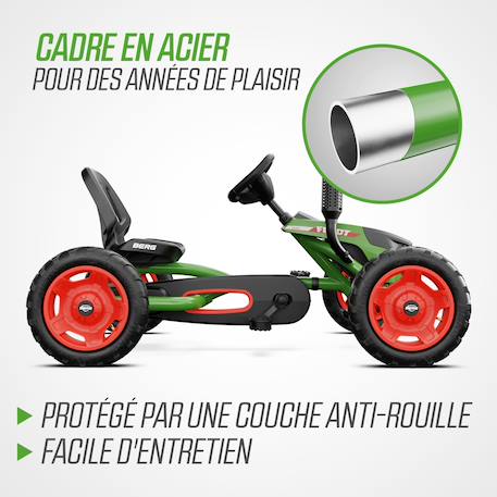 Kart à pédales enfant 3ans+ - Fendt Green/red 5 - vertbaudet enfant 