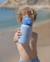 Gourde enfant avec paille isotherme 550 ml Bleu+Rose 1 - vertbaudet enfant 