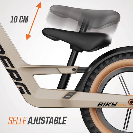 Draisienne enfant tout terrain - 12 pouces Beige+Green+Red 6 - vertbaudet enfant 