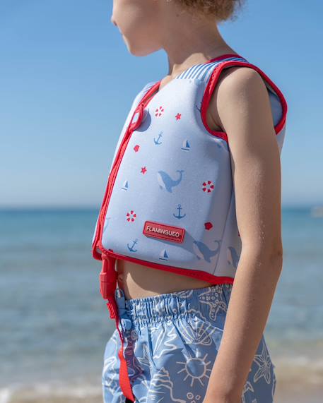 Gilet natation enfant neoprene et epe Bleu+Blue+Pink+Rose+Rose fleurs+Vert 8 - vertbaudet enfant 