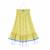 Jupe  longue fleurie   esmeralda Jaune fleuri+Orange vert 3 - vertbaudet enfant 