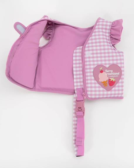 Gilet natation enfant neoprene et epe Bleu+Blue+Pink+Rose+Rose fleurs+Vert 17 - vertbaudet enfant 