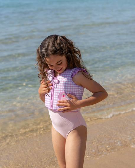 Gilet natation enfant neoprene et epe Bleu+Blue+Pink+Rose+Rose fleurs+Vert 14 - vertbaudet enfant 