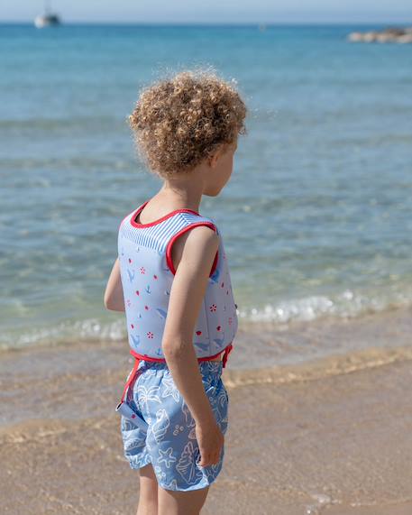 Gilet natation enfant neoprene et epe Bleu+Blue+Pink+Rose+Rose fleurs+Vert 9 - vertbaudet enfant 