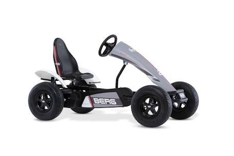 Kart à pédales racing XL BFR - enfant 5ans+ Grey/white 1 - vertbaudet enfant 