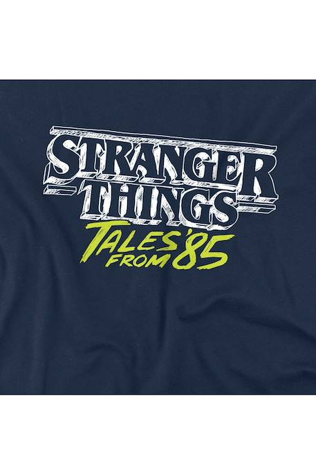 T-shirt enfant Stranger things Bleu marine 3 - vertbaudet enfant 