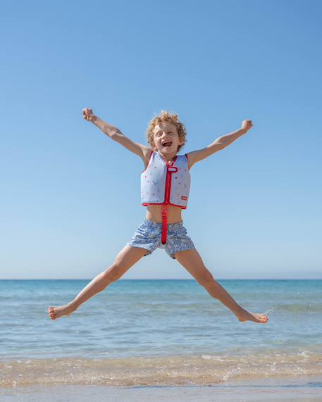 Gilet natation enfant neoprene et epe Bleu+Blue+Pink+Rose+Rose fleurs+Vert 10 - vertbaudet enfant 