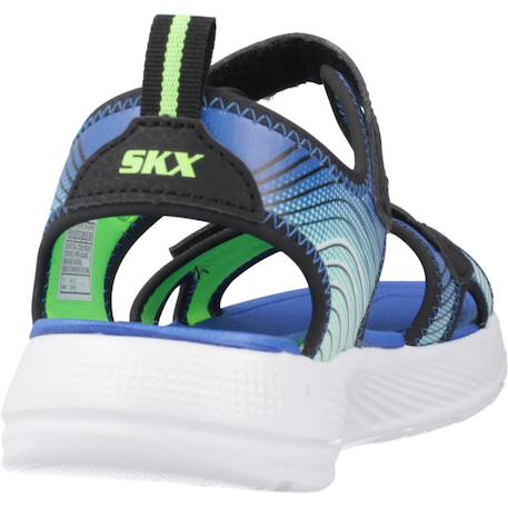 Sandales enfant garçon en textile légère souple Bleu+Bleu bklm+Bleu vert 15 - vertbaudet enfant 