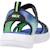 Sandales enfant garçon en textile légère souple Bleu+Bleu bklm+Bleu vert 15 - vertbaudet enfant 