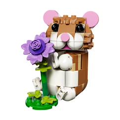 Jouet-L'adorable hamster et la fleur 31376